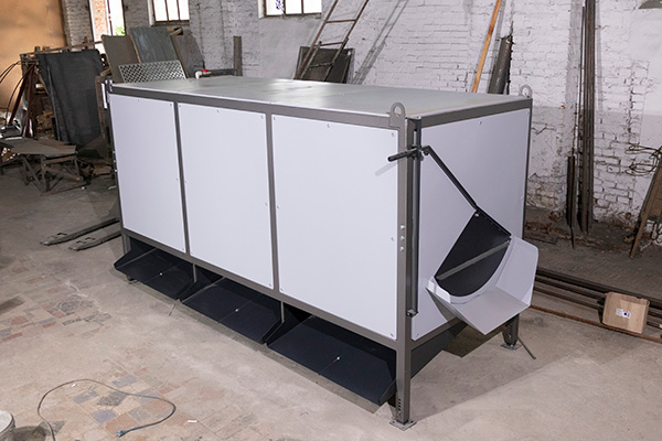 - Industrial peeling and washing machine (1 t/h)