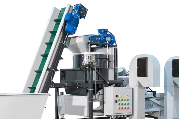 - Industrial line for processing hazelnuts (200 kg/h)