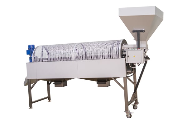 Hazelnut calibrating machine