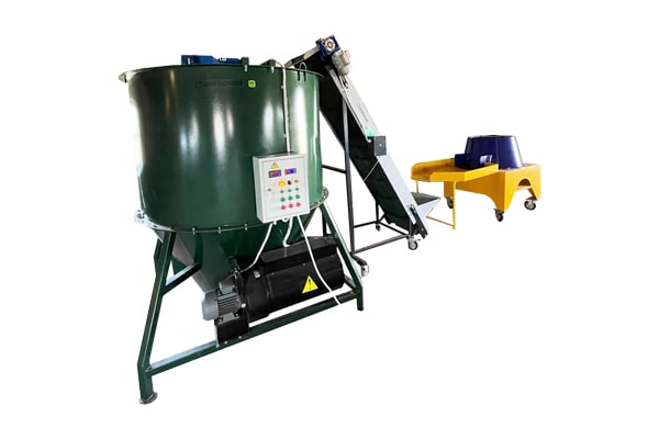 Walnut washing and drying line (500 kg/h)
