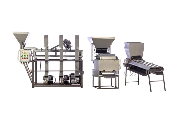 Industrial line for processing walnuts (100 kg/h)