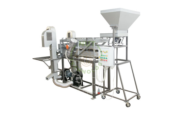 Blog - Selection of equipment for walnut processing. Differences between walnut kernel separating machine and vibrating sieve with aspiration